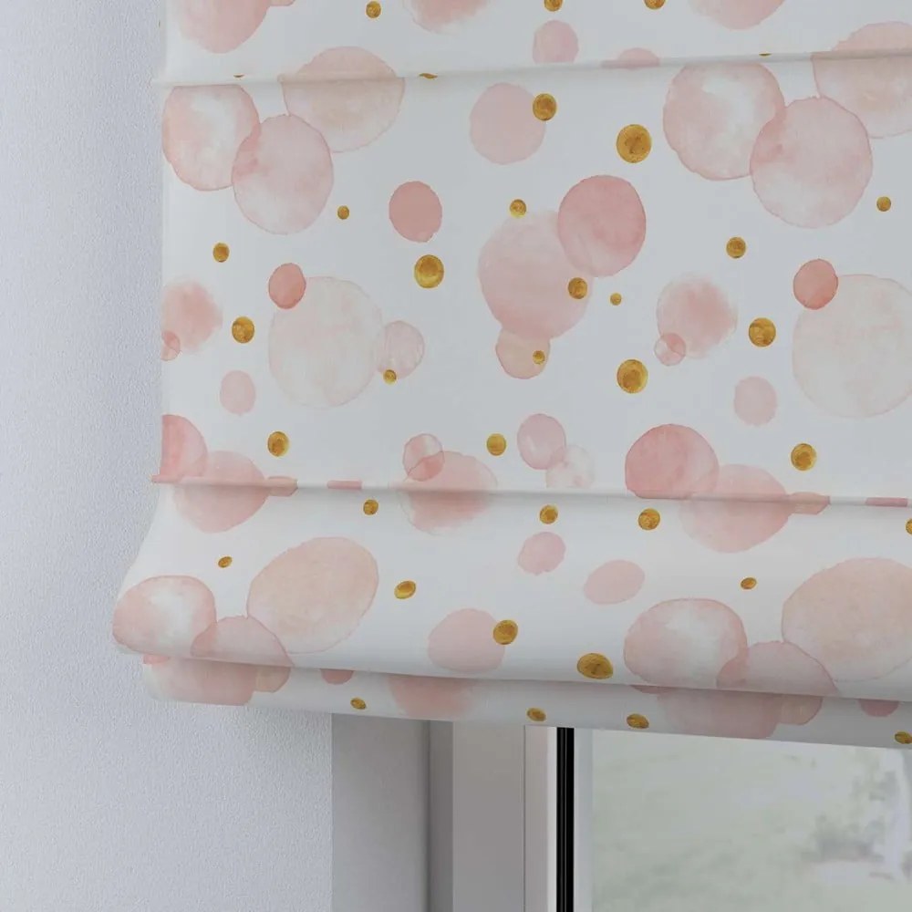 Детска ролетна щора в бяло и розово 170x160 cm Magic - Yellow Tipi