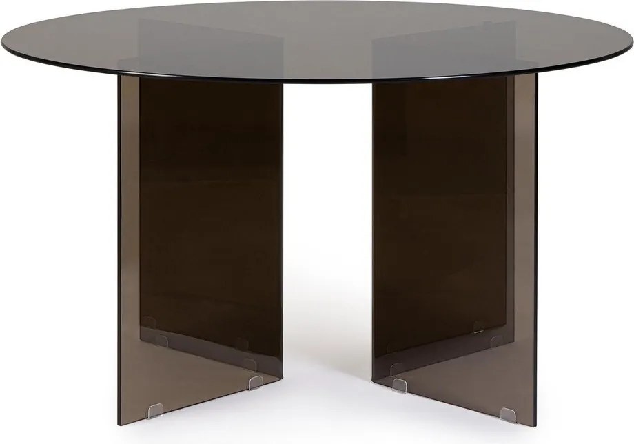 Стъклена кръгла трапезна маса ø 130 cm Iride – Bizzotto