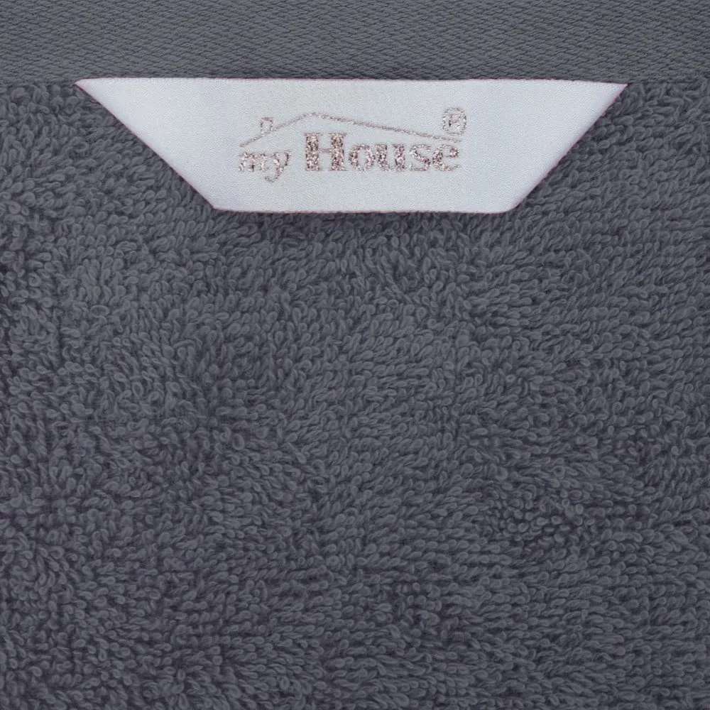 Сива памучна кърпа 140x70 cm Darwin - My House