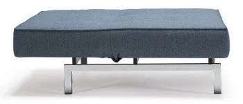 Светлосин диван стол с метална основа Смесен танц Светло синьо Splitback - Innovation