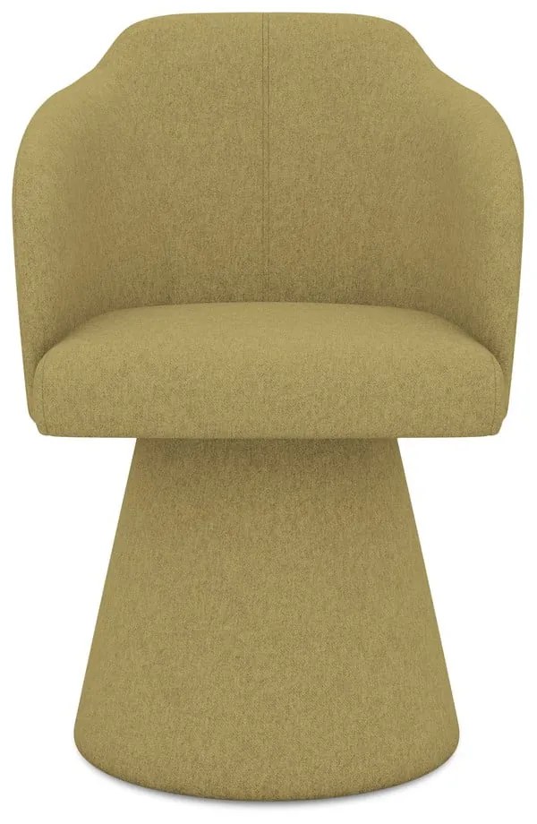 Тапициран трапезен стол в цвят горчица Kanoa – Makamii