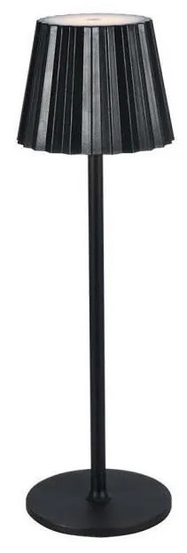 LED регулируема презареждаема настолна лампа LED/4W/5V 3000-6000K 1800 mAh черна