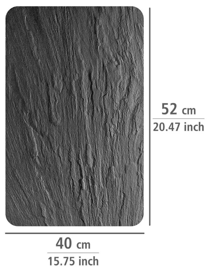 WENKO 2521499800 - Капаци SLATE 52x40 см, многоцветен/сив/прозрачен