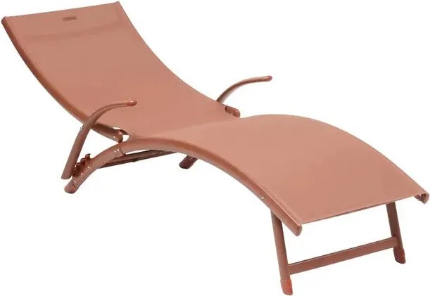 Сгъваем шезлонг Hesperide Samba, Алуминий - Антрацит/Графит