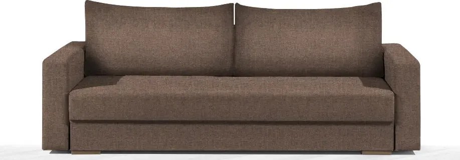 Диван Kleio Триместен-215φ 80β εκ.-Σοκολατί