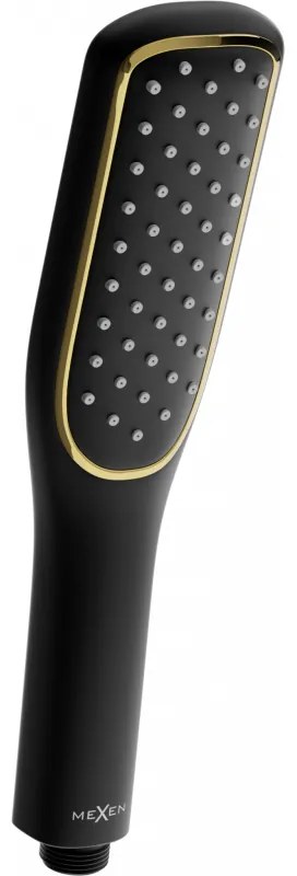 Mexen R-49 душ глава 1-функционална, черна/златна - 79549-75