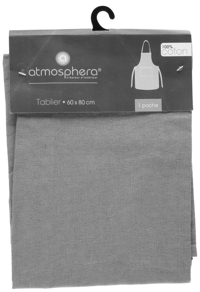 Кухненска престилка atmosphera Chef, 60x80 cm - Тъмносив