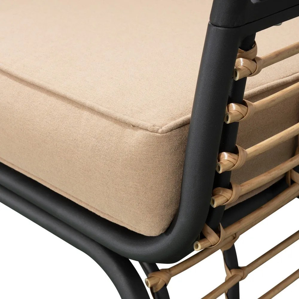 Бежово метално градинско кресло Paros – Garden Pleasure