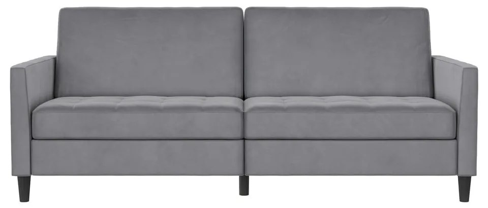 Светлосив кадифен диван 207 cm Presley – Støraa