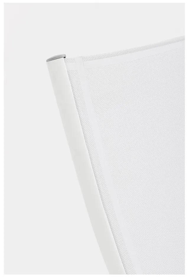 Бял градински шезлонг метален Taylor – Bizzotto