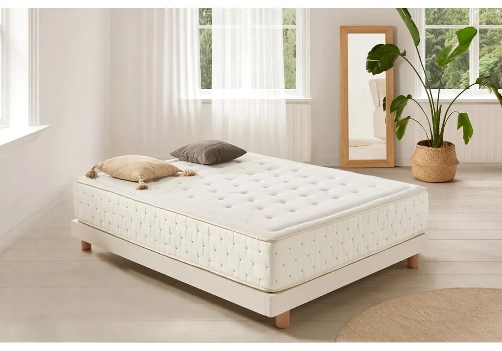 Твърд/средно твърд двустранен матрак от пяна 120x200 cm Premium Cashmere - Moonia