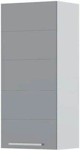 Висящ шкаф Hudson V9-40-1K-White - Gray