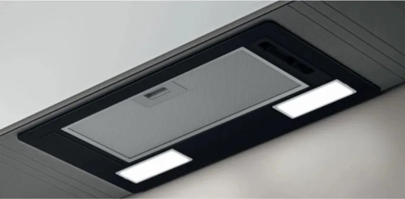 Абсорбатор за вграждане Elica Era BL 52, 81 W, 52 см, Клас C, 224 м3/ч, LED осветление, Черен
