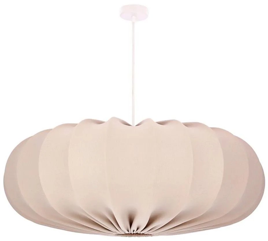 Полилей на кабел CAFEE 1xE27/40W/230V Ø 66 см бежов