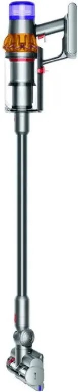 Вертикална прахосмукачка Dyson V15 Detect Аbsolute, 660W, 0.76 л, 60 мин автономия, Сензори, 3 режима, LCD, Сив