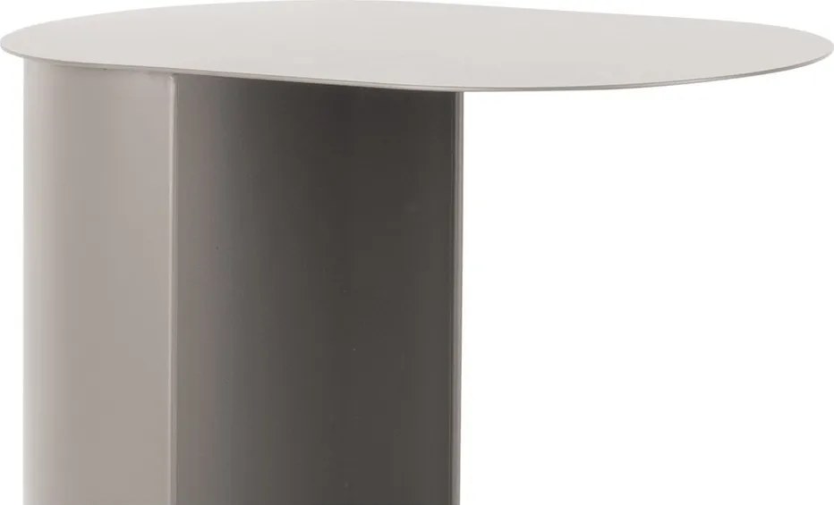 Метални странични масички в комплект 2 бр. 30x45 cm Riqueza Oval – Leitmotiv