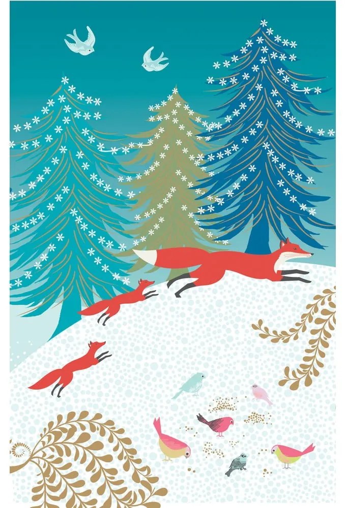Картички в комплект 8 бр. с коледен мотив Christmas – Roger la Borde