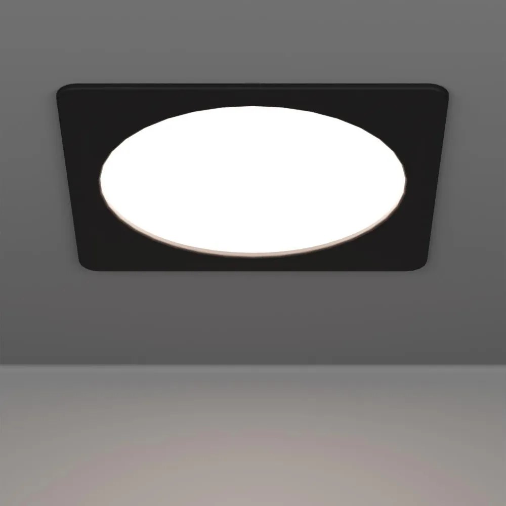 Eglo 901393 - вградено LED таванно осветително тяло FUEVA LED/18,5W/230V 21,6x21,6 cm черно