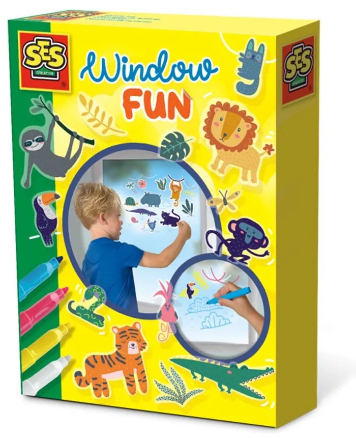 SES - Стикери за прозорци, джунгла