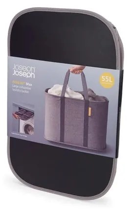 Сив текстилен сгъваем кош за пране 55 l Hold-All Max – Joseph Joseph