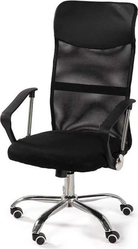 Черен тапициран офис стол Arco – Bonami Essentials