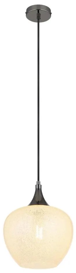 Globo 15548HK - Пендел MAXY 1xE27/40W/230V Ø 24 см бял/антрацит