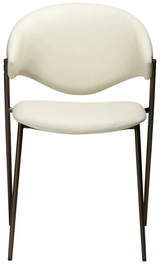 Трапезен стол от имитация на кожа в цвят слонова кост Zone – DAN-FORM Denmark