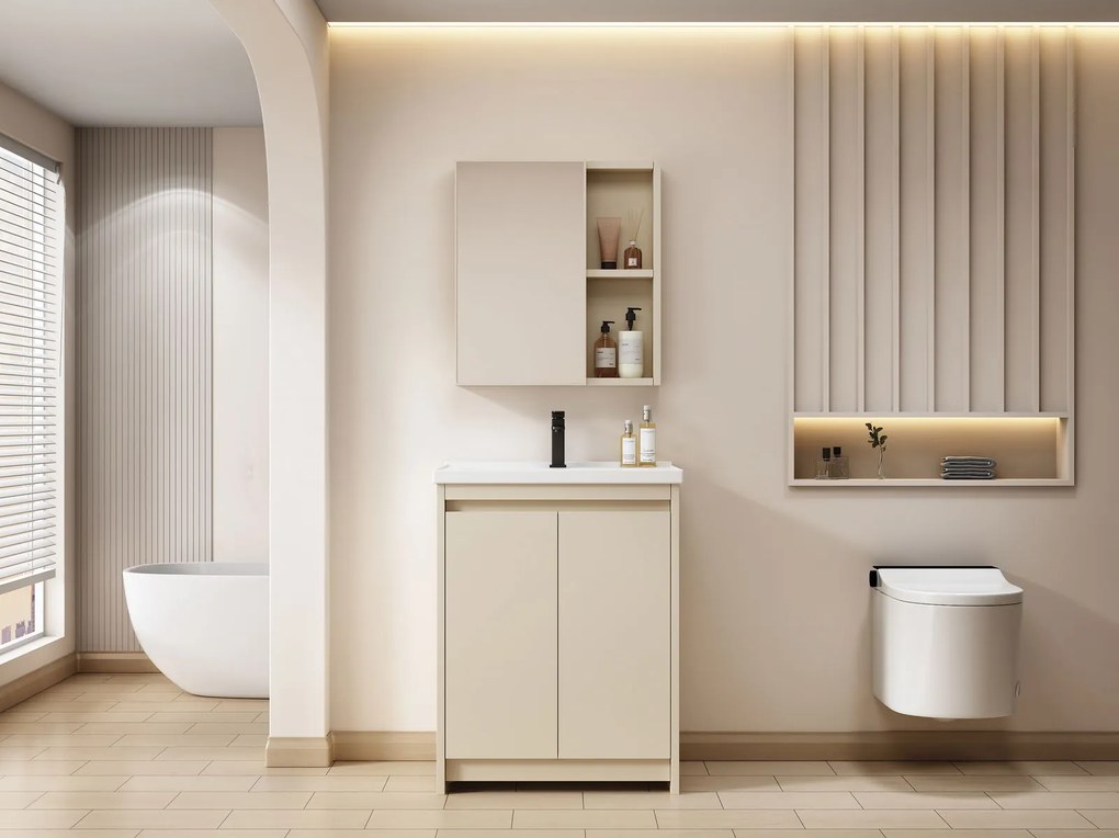 Комплект за баня Notus-Бежов