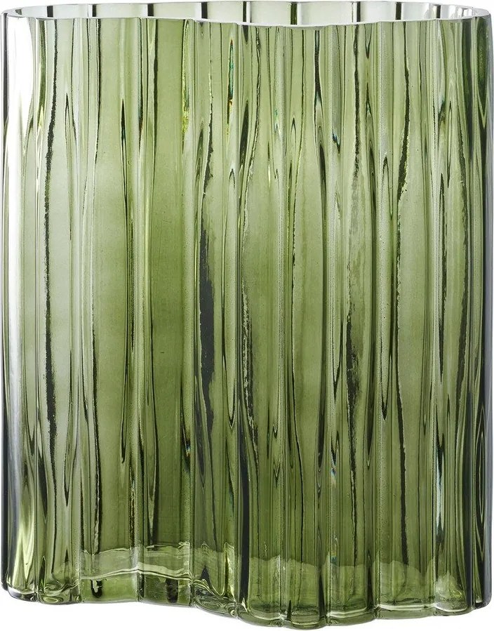 Зелена стъклена ваза (височина 26,5 cm) – House Nordic