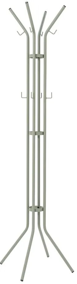 Сиво-зелена метална стойка за връхни дрехи ø 40x170 cm Jessy – Spinder Design