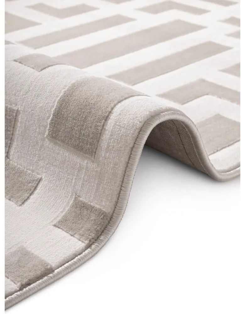 Сива/кремава пътека 80x240 cm Perles Onyx – Elle Decoration