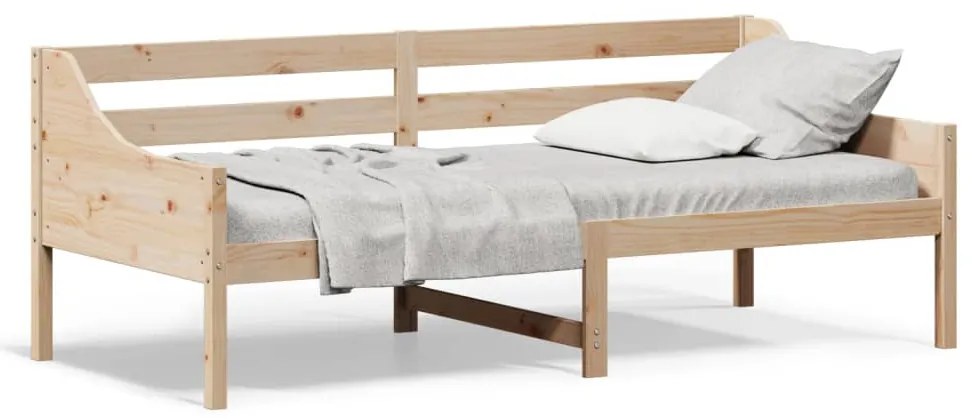 842826 vidaXL Дневно легло без матрак, 80x200 см, борово дърво масив