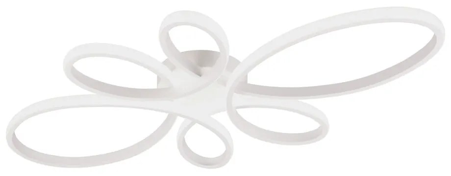 Бяла LED светлина за таван 45,5x83 см Fly - Trio