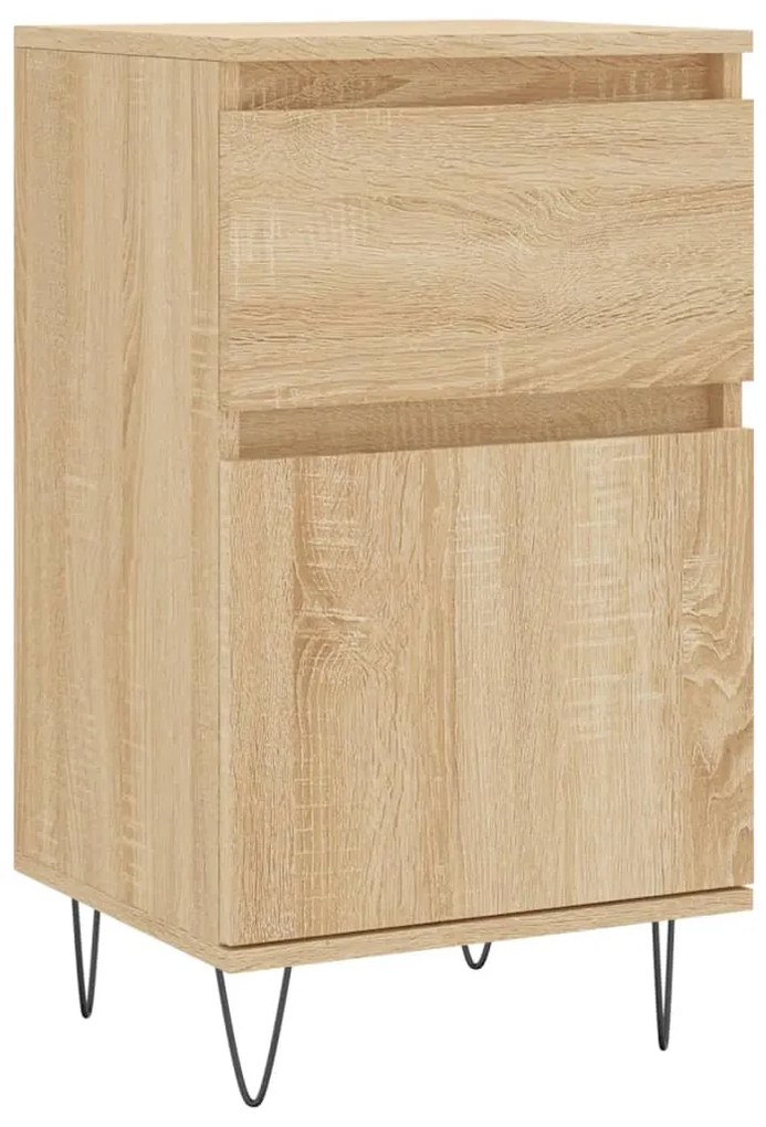 831154 vidaXL Бюфет дъб сонома 40x35x70 см инженерно дърво