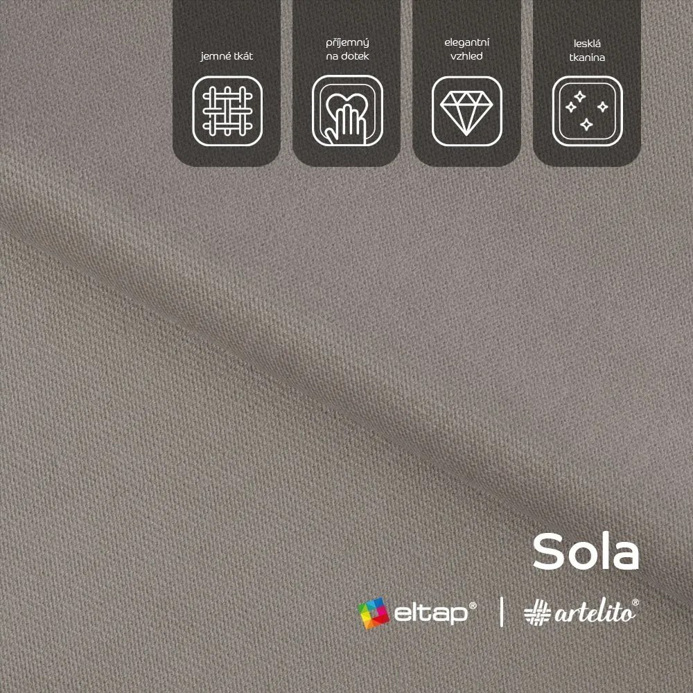 Бежов кадифен разтегателен ъглов диван с място за съхранение (десен ъгъл) Felro – ELTAP