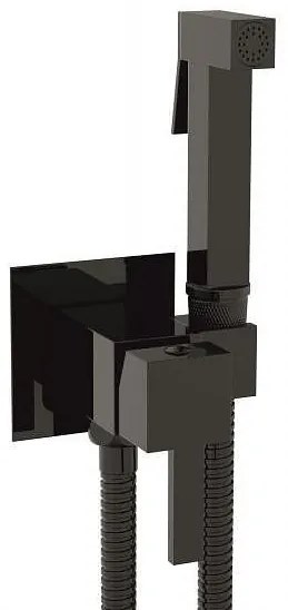 Месингов смесител за вграждане ICF 3313PVD BLACK, Inter Ceramic