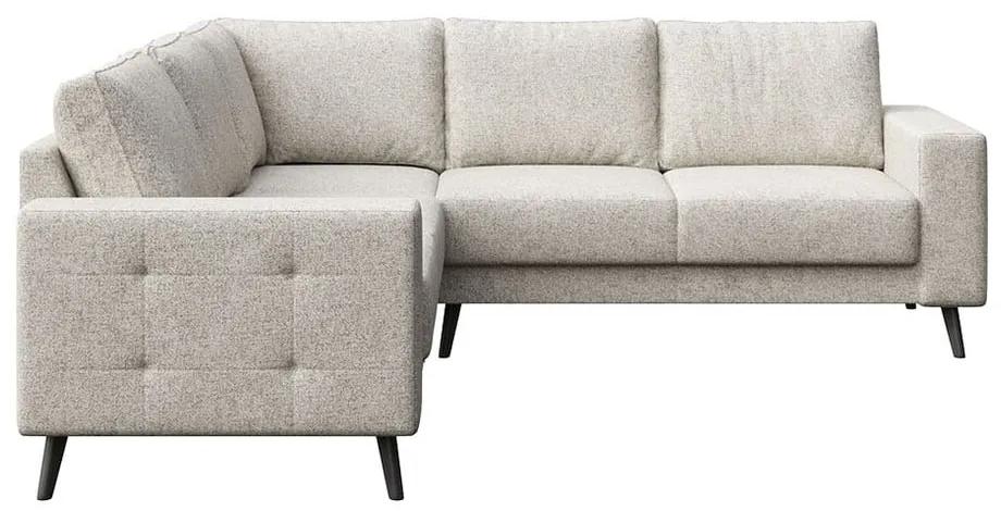 Кремав ъглов диван (променлива) Fynn - Ghado