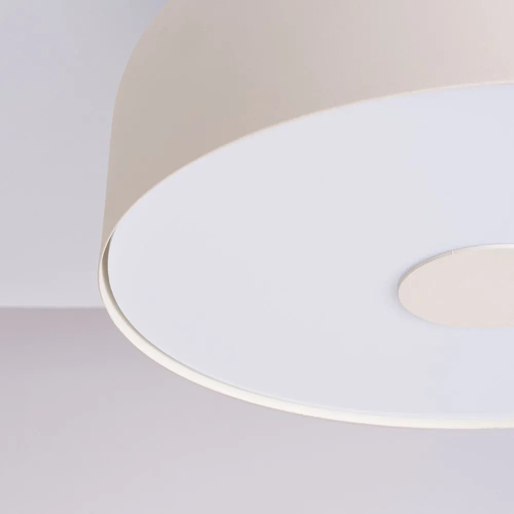 Кремаво осветително тяло за таван ø 30 cm Blacko – Sollux