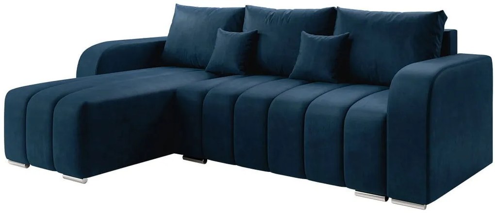 Ъглов диван Pufetto-Blue Dark