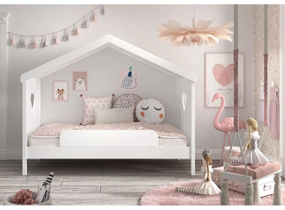 Бяла преграда за легло Amori - Vipack