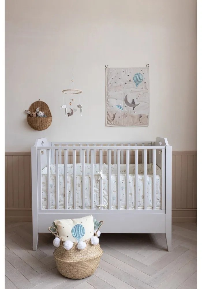 Калъф за матрак за детско легло от органичен памук в цвят слонова кост 365 cm Dreamland – Cam Cam Copenhagen