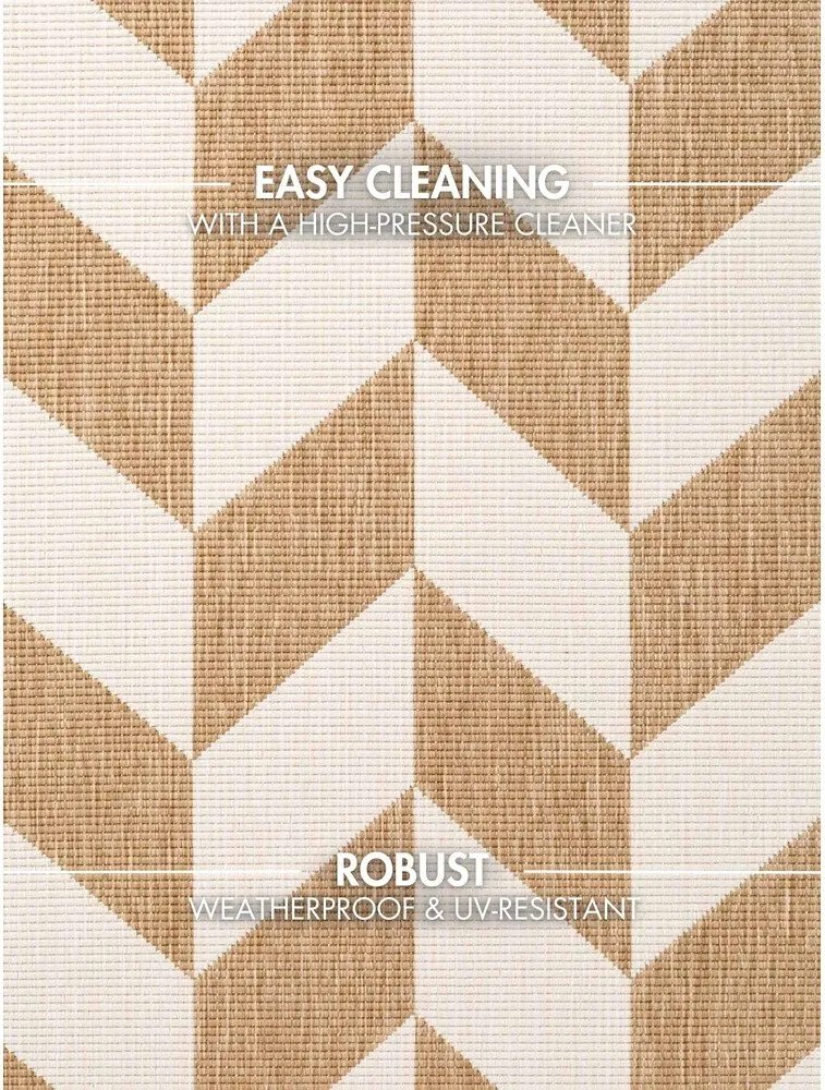 Кремав/в естествен цвят килим за открито и закрито 120x170 cm Haringey Terrick – Ted Baker