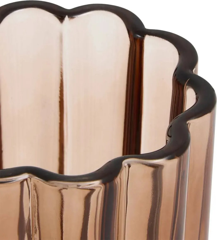 Поставка за четки за зъби 5five Florea, Стъкло - Кехлибар