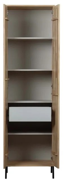 Гардероб от декор от дъб в естествен цвят 60x210x42 cm Gravure – WOOOD