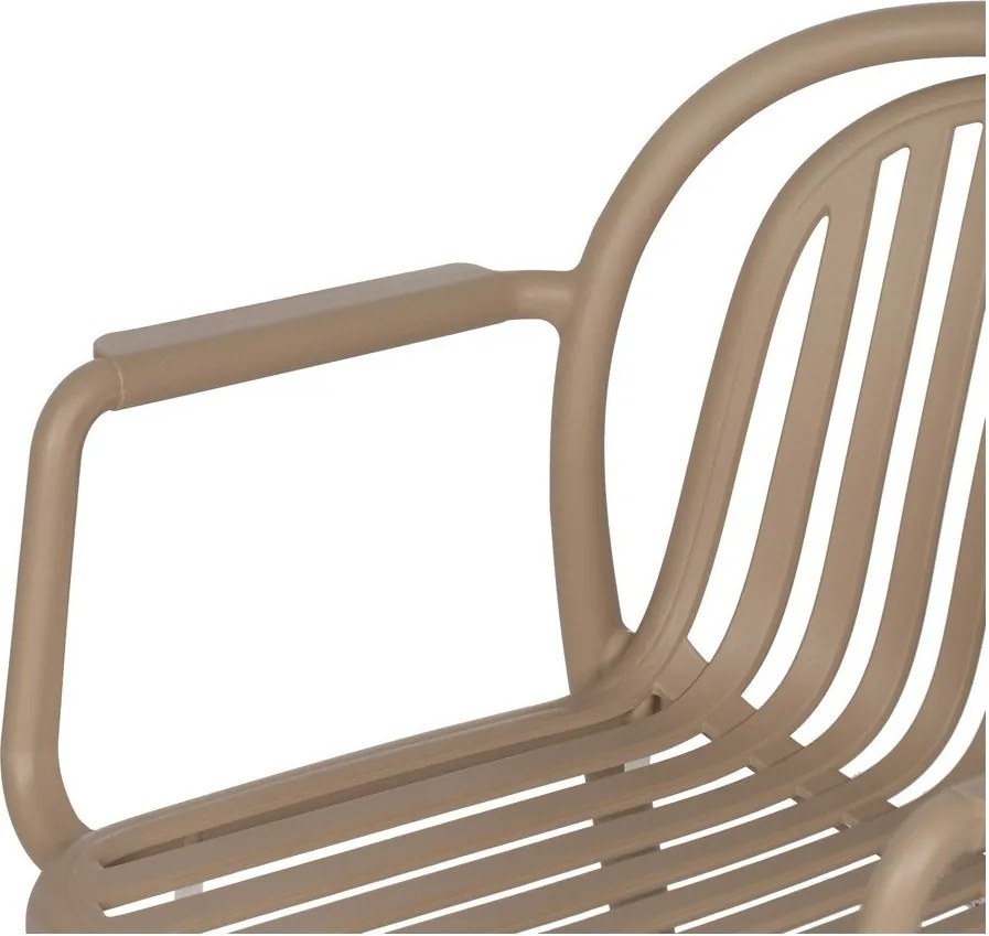 Бежов пластмасов трапезен стол Alia – Ixia