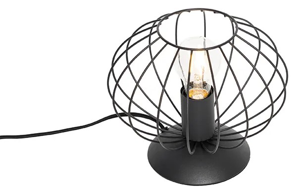 Индустриална настолна лампа черна - Margarita