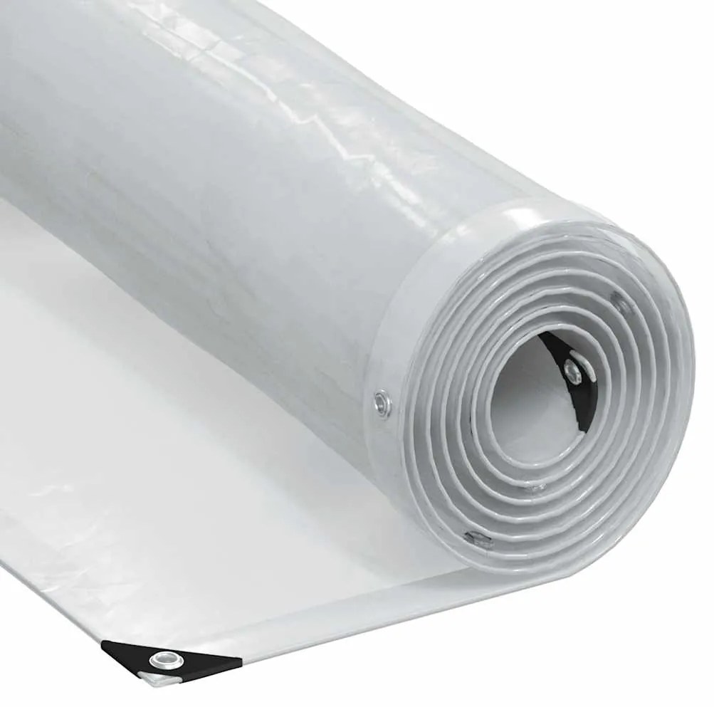 Прозрачен брезент с капси 2х4 м Полиетилен