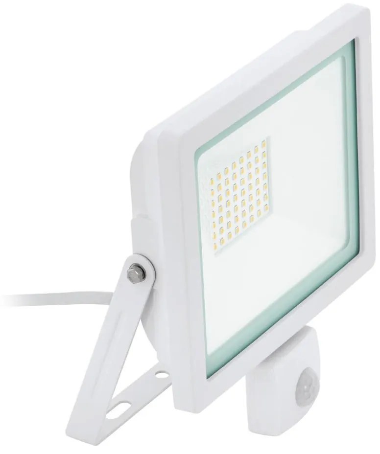 Eglo 64877 - LED Прожектор със сензор FILETTI LED/50W/230V 3000K IP44 бял