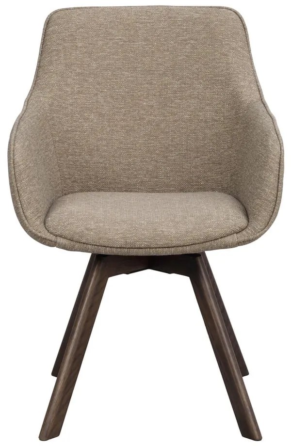 Бежови тапицирани трапезни столове в комплект 2 бр. Alison – Rowico