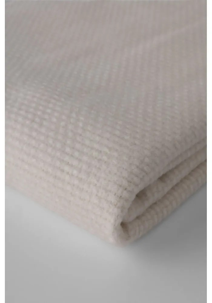 Кремаво одеяло със съдържание на памук , 140 x 180 cm Zen - Euromant
